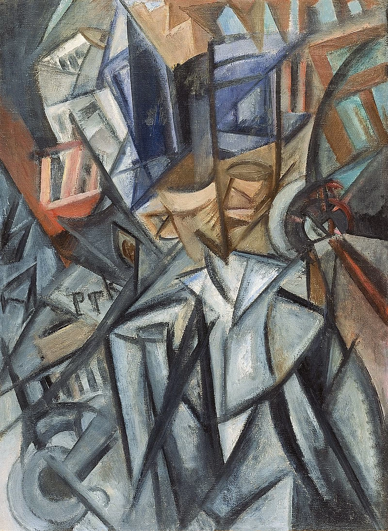 L'uomo in strada. Analisi dei volumi, 1913 - Museo Thyssen, Bornemisza